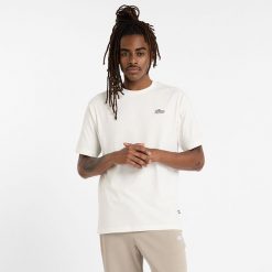 Koszulka męska New Balance MT51966SST – biała. Białe t-shirty sportowe męskie New Balance, m, bez wzorów, z bawełny, klasyczne, bez ramiączek. Za 129.99 zł.