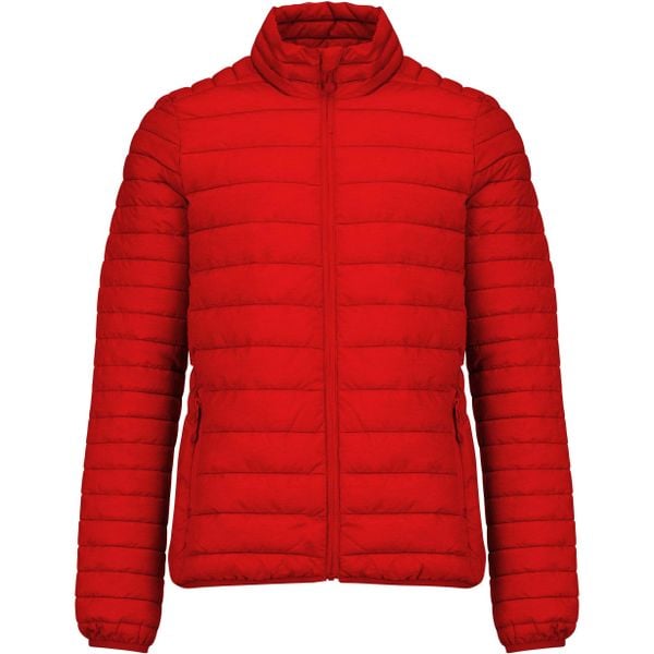 Kurtka puchowa Kariban Légère. Czerwone kurtki męskie KARIBAN, l, bez wzorów, z puchu, bez ramiączek, bez kaptura. Za 277.00 zł.