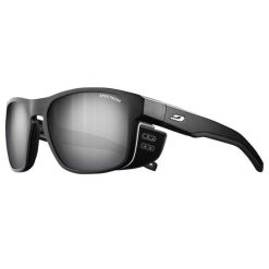 Okulary przeciwsłoneczne sportowe górskie Julbo Shield M Spectron 4 CF. Białe okulary przeciwsłoneczne męskie JULBO, bez wzorów, sportowe. W wyprzedaży za 502.25 zł.