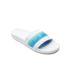 Klapki basenowe męskie Quiksilver Rivi Wordmark Slide. Białe klapki i japonki męskie Quiksilver, bez wzorów. Za 83.99 zł.