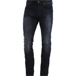 GStar 3301 SLIM Jeansy Slim Fit siro black stretch denim. Czarne jeansy męskie G-Star, z bawełny. Za 559.00 zł.