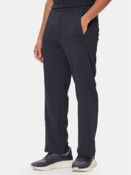 BOSS Spodnie dresowe Mirror Long 50549713 Granatowy Regular Fit. Niebieskie spodnie dresowe męskie Boss, bez wzorów, z dresówki. Za 799.99 zł.