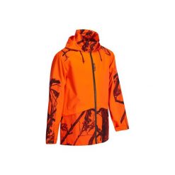 Kurtka myśliwska IMPER SUPERTRACK 100 FLUO. Brązowe kurtki męskie SOLOGNAC, z materiału. Za 199.99 zł.