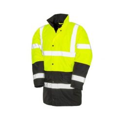 Dwukolorowa parka ochronna Result. Czarne parki męskie RESULT, na zimę, m, bez wzorów, bez kaptura. Za 234.50 zł.