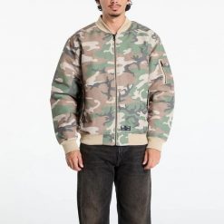 Kurtka VANS COPLEY BOMBER JACKET Zielony. Zielone kurtki męskie Vans, m, bez wzorów, z tkaniny, bez ramiączek, bez kaptura. Za 576.33 zł.