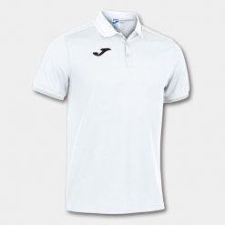 Koszulka polo tenisowa męska Joma Campus III. Białe koszulki polo męskie Joma, m, bez wzorów, sportowe, bez kołnierzyka, bez ramiączek. W wyprzedaży za 137.35 zł.