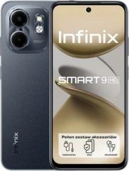 INFINIX SMARTFON TELEFON SMART 9 HD 4/64GB CZARNY GTU06. Czarne smartfony Infinix. Za 411.40 zł.