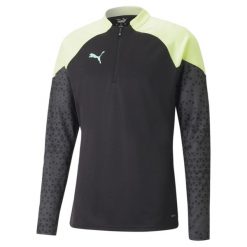 Bluza Puma Individualcup Training 14 Zip Top, Mężczyźni. Czarne bluzy nierozpinane męskie Puma, m, bez wzorów, z poliesteru, bez ramiączek, bez kaptura. Za 290.00 zł.