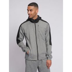Bluza fitness męska Hummel hmltropper zip z kapturem. Szare bluzy nierozpinane męskie HUMMEL, m, bez wzorów, z kapturem. W wyprzedaży za 239.00 zł.