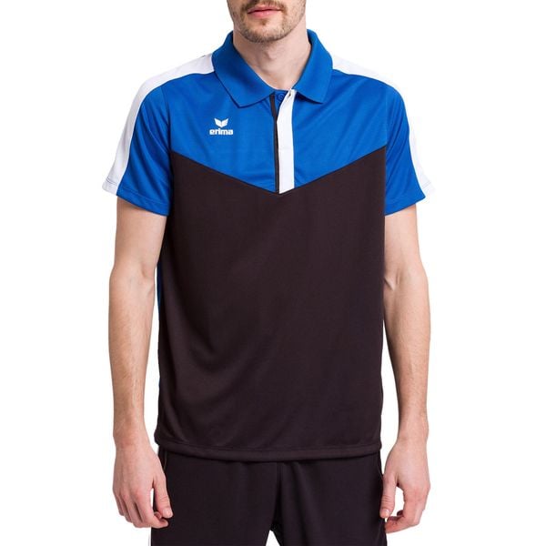 Polo Erima Squad. Czarne koszulki polo męskie Erima, m, bez wzorów, z materiału, sportowe, bez kołnierzyka, bez ramiączek. W wyprzedaży za 145.25 zł.