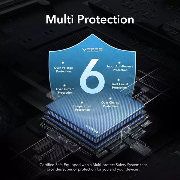 Powerbank 4kom.pl Powerbank Bateria zewnętrzna VEGER L10S - 10 000mAh LCD Quick Charge PD 20W (W1105PD ). Powerbanki 4kom.pl. Za 55.17 zł.