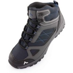 Wodoodporne Buty Trekkingowe McKinley Mens Mid Aquabase. Niebieskie buty trekkingowe męskie MC KINLEY, bez wzorów, eleganckie, bez obcasa, bez zapięcia. Za 262.99 zł.