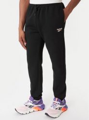 Reebok Spodnie dresowe Winchester Pant RK25146CCM Czarny Regular Fit. Czarne spodnie dresowe męskie Reebok, bez wzorów, z dresówki. Za 199.99 zł.