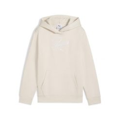Młodzieżowa bluza z kapturem Essentials Script PUMA. Biała bluzy z kapturem męskie Puma, m, bez wzorów, z kapturem. Za 154.99 zł.