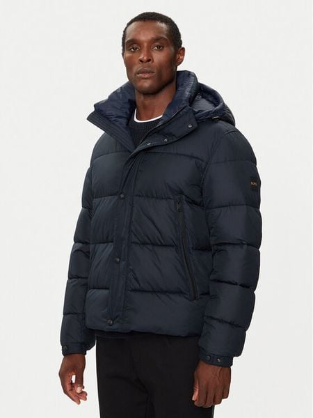 BOSS Kurtka zimowa Omaris 50528573 Granatowy Regular Fit. Niebieskie kurtki męskie Boss, na zimę, m, bez wzorów, z syntetyku, bez ramiączek, bez kaptura. Za 1,039.00 zł.