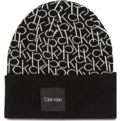 Czapka CALVIN KLEIN - Ck Knitted Beanie M K50K504103 001. Czarne czapki męskie Calvin Klein, z bawełny. Za 159.00 zł.