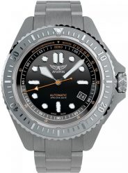 Zegarek męski Aviator V.1.43.0.362.5 srebrny. Szare zegarki męskie Aviator, srebrne. Za 4,490.00 zł.