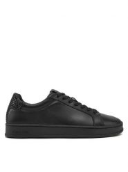 Calvin Klein Sneakersy Low Top Lace Up Woven HM0HM01767 Czarny. Czarne buty sportowe na co dzień męskie Calvin Klein, m, bez wzorów, ze skóry, bez ramiączek, bez kaptura. Za 319.99 zł.