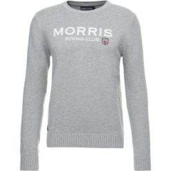 Morris GEORGE ONECK Sweter grey. Kardigany męskie marki Morris. W wyprzedaży za 404.25 zł.