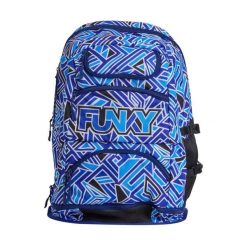Plecak sportowy FUNKY Elite Squad Blue Bits. Niebieskie plecaki męskie FUNKY TRUNKS, bez wzorów. Za 299.00 zł.