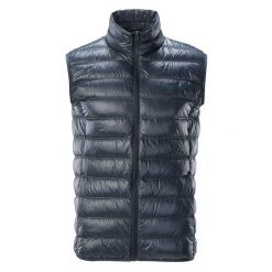 Pikowana Kamizelka Męska Blanco. Niebieskie kamizelki męskie IGUANA, m, bez kaptura. Za 368.99 zł.