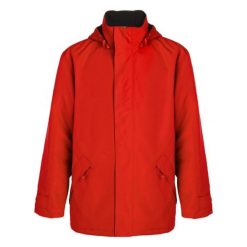Męska Parka Europa. Czerwone parki męskie ROLY, m, bez wzorów, bez kaptura. Za 162.99 zł.