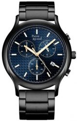 Zegarek męski Pierre Ricaud P91099.B115CH czarny. Czarne zegarki męskie Pierre Ricaud. Za 570.00 zł.