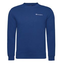 Bluza sportowa męska Champion 218288BS025. Niebieskie bluzy nierozpinane męskie CHAMPION, m, bez wzorów, sportowe, bez ramiączek, bez kaptura. Za 199.00 zł.