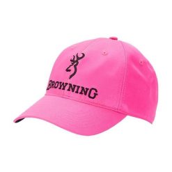 Czapka z daszkiem Browning Pink Blaze. Czerwone czapki męskie Browning, bez wzorów, sportowe. Za 156.50 zł.