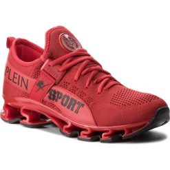 Sneakersy PLEIN SPORT - Sniper F18S MSC1372 SXV001N Red 13. Czerwone buty sportowe na co dzień męskie Plein Sport, z materiału, klasyczne. Za 959.00 zł.