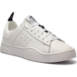 Sneakersy DIESEL - S-Clever Low Y01748 P1729 H0038 White/White. Białe buty sportowe na co dzień męskie Diesel, z materiału. Za 539.00 zł.