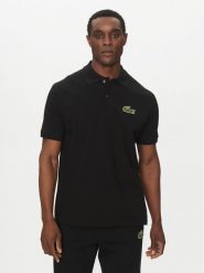 Lacoste Polo PH2751 Czarny Regular Fit. Czarne koszulki polo męskie Lacoste, l, bez wzorów, z bawełny, bez kołnierzyka, bez ramiączek. Za 329.99 zł.