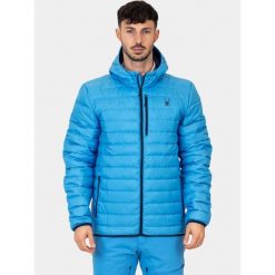 Kurtka Przejściowa Męska Spyder Zenith. Niebieskie kurtki męskie Spyder, m, bez wzorów, sportowe, bez ramiączek, bez kaptura. W wyprzedaży za 799.20 zł.