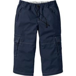 Spodnie 3/4 Loose Fit bonprix ciemnoniebieski. Długie spodnie sportowe męskie marki bonprix. Za 89.99 zł.