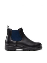 Geox Sztyblety U Andalo A U16DDA 00045 C4429 Czarny. Czarne sztyblety męskie Geox, ze skóry, bez obcasa, bez zapięcia. Za 459.99 zł.
