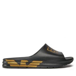 Klapki EA7 Emporio Armani. Czarne klapki i japonki męskie EA7 Emporio Armani, bez wzorów. Za 189.99 zł.