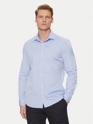 Marc O'Polo Koszula B21750442256 Błękitny Regular Fit. Niebieskie koszule męskie Marc O'Polo, l, bez wzorów, z bawełny, bez kołnierzyka, bez ramiączek. Za 219.99 zł.