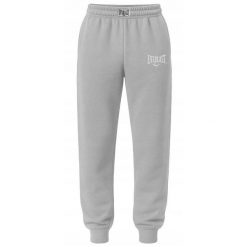 Spodnie dresowe dla mężczyzn Everlast SPD001. Szare spodnie dresowe męskie EVERLAST, bez wzorów, z dresówki. W wyprzedaży za 89.99 zł.