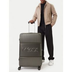 Walizka duża MEXX. Szare walizki męskie Mexx, bez wzorów, duże. Za 399.99 zł.