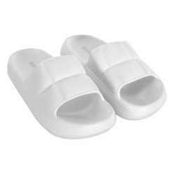 Klapki Softee z gumą balonową, białe. Białe klapki i japonki męskie Softee, bez wzorów, z gumy. Za 166.99 zł.