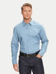 Boss Koszula Relegant 50518304 Niebieski Regular Fit. Niebieskie koszule męskie Boss, l, bez wzorów, z bawełny, bez kołnierzyka, bez ramiączek. Za 269.99 zł.