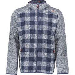 Bluza polarowa w kolorze granatowo-szarym. Bluzy z kapturem męskie marki CMP. W wyprzedaży za 173.95 zł.
