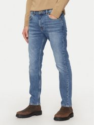 Lee Jeansy Rider 112358988 Niebieski Slim Fit. Niebieskie jeansy męskie Lee, bez wzorów, z bawełny. Za 239.99 zł.