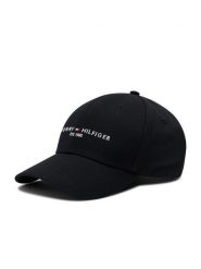 Tommy Hilfiger Czapka z daszkiem Th Established Cap AM0AM07352 Czarny. Czarne czapki męskie Tommy Hilfiger, bez wzorów, z materiału. Za 109.99 zł.