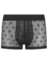 HOM Bokserki Dark 402979 Czarny. Czarne bokserki męskie HOM, m, bez wzorów, z syntetyku. Za 129.99 zł.