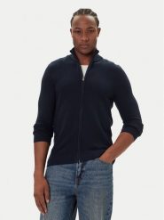 Mustang Kardigan Escondido 1016847 Granatowy Regular Fit. Niebieskie kardigany męskie Mustang, m, bez wzorów, z bawełny, bez ramiączek. Za 239.99 zł.
