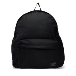 Plecak Guess Jeans. Czarne plecaki męskie Guess Jeans, z aplikacjami, z jeansu. Za 299.99 zł.