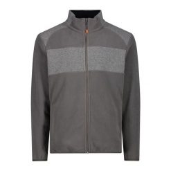 Polar zapinany na zamek błyskawiczny CMP Arctic. Szare bluzy z polaru męskie CMP, m, bez wzorów, z polaru, bez ramiączek, bez kaptura. Za 422.00 zł.