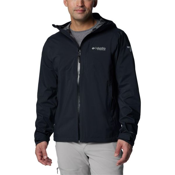 Kurtka przeciwdeszczowa męska Columbia Omni-Tech Ampli-Dry II Shell z kapturem. Czarne kurtki męskie Columbia, l, bez wzorów, sportowe, bez ramiączek, z kapturem. Za 501.99 zł.