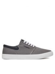 Quiksilver Tenisówki ZEKE-02 Szary. Szare trampki męskie Quiksilver, bez wzorów, z materiału, bez zapięcia. Za 129.99 zł.
